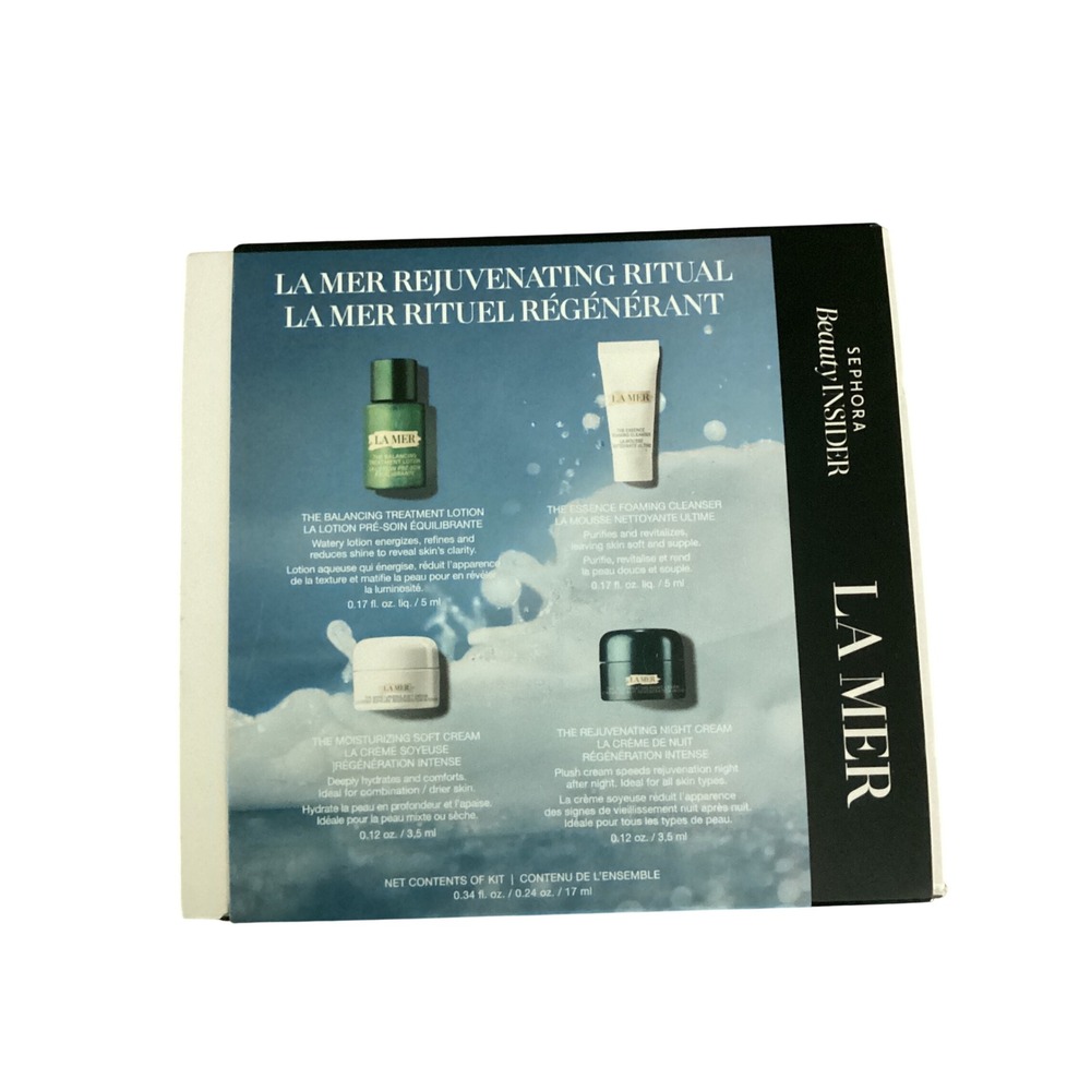 La Mer Rejuvenating Ritual Sephora Beauty Insider Skincare Set 4 PieceTravel Kit